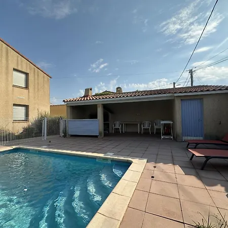 Spacieuse 9 Pers Avec Piscine Privee, Grand Jardin, Parking A - Fr-1-781-71 Holiday home Serignan
